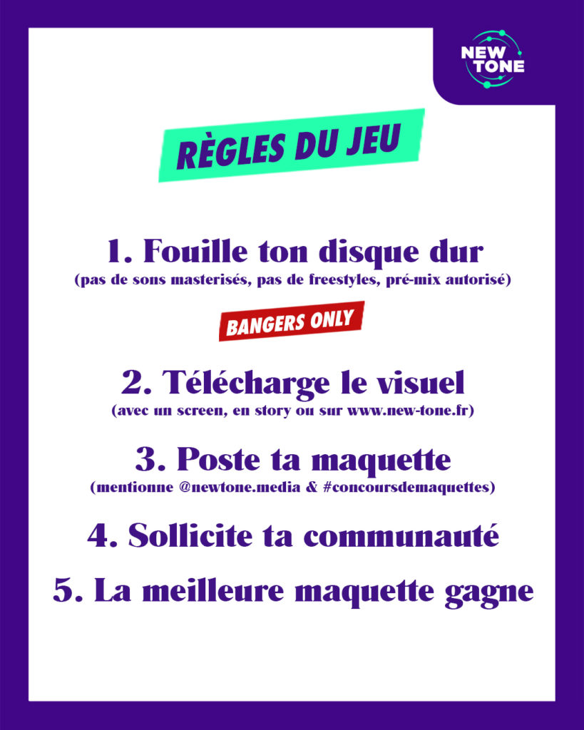 concours de maquettes règles